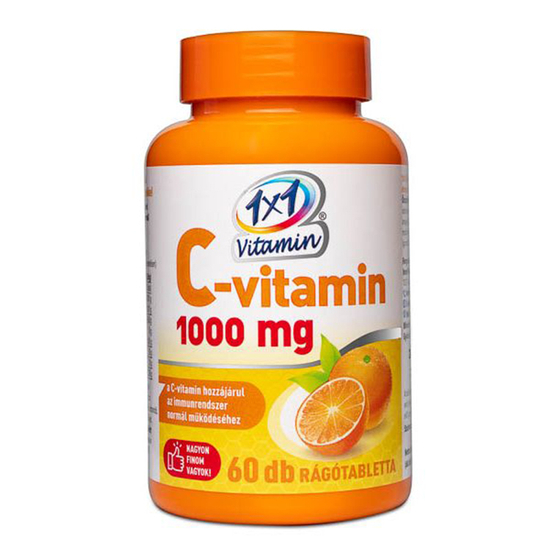1x1 Vitamin C-vitamin 1000mg rágótabletta 60x