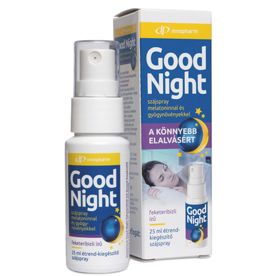 InnoPharm Good Night szájspray melatoninnal és gyógynövényekkel 25 ml