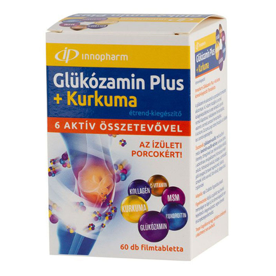 VitaPlus Glükozamin Plus+kurkuma étrendkiegészítő filmtabletta 60x