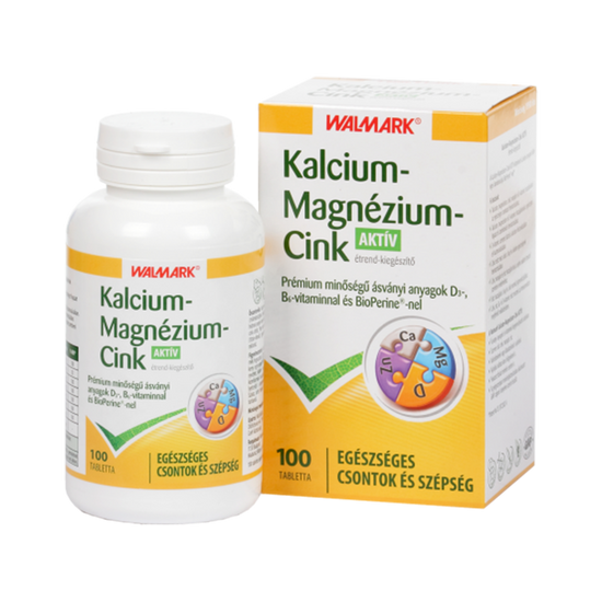 Walmark BioPerine Kalcium-Magnézium-Cink Aktív tabletta 100x
